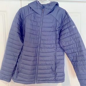 Columbia Navy Omni Heat Shield jacket with hood